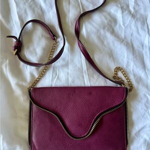 Burgundy Crossbody Bag